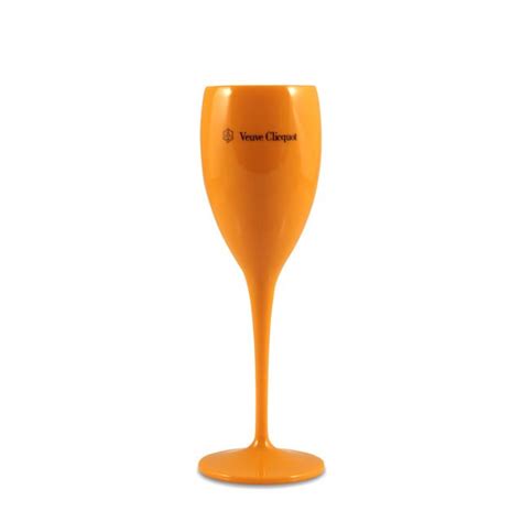 Veuve Clicquot Champagner Glas L Acryl Orange Glas Accessoires