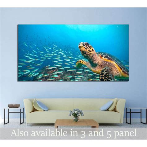 Sea Turtle Wall Art – Zellart Canvas Prints