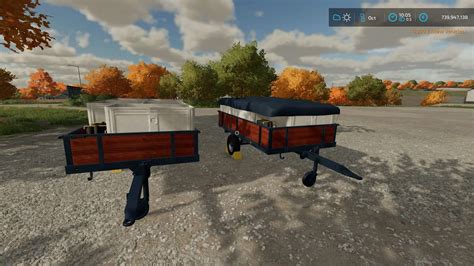 Vine Hand Harvest Trailer V Fs Mod Farming Simulator Mod