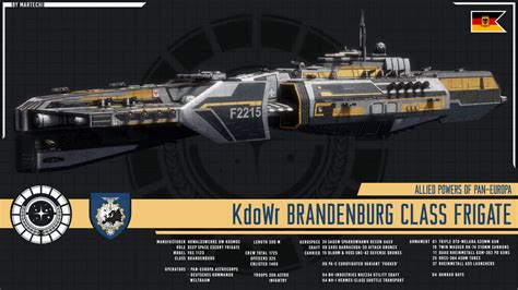 Kdowr Brandenburg Class Frigate Terran Mandate By Martechi On Deviantart