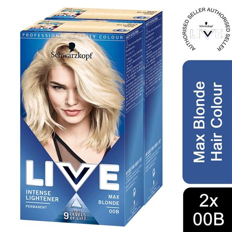 Schwarzkopf Live Intense B Max Blonde Permanent Hair Dye