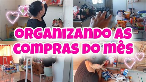 ORGANIZANDO AS COMPRAS DO MÊS donadecasa rotinadodia organização