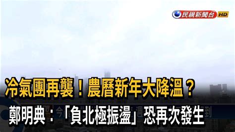 農曆新年大降溫？ 鄭明典：負北極振盪恐再襲－民視新聞 Youtube