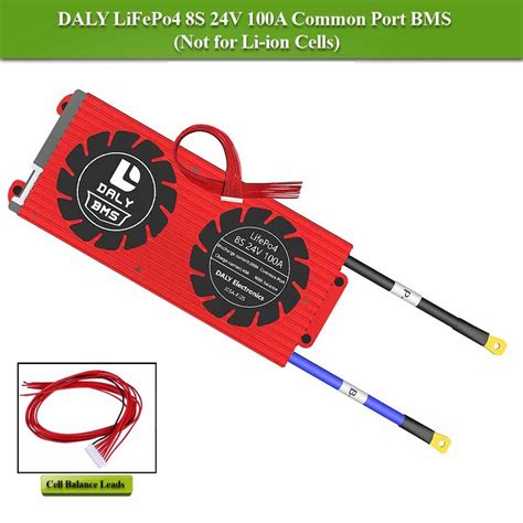 Daly BMS 8S 24V LiFePo4 100A Common Port Battery Protection Module