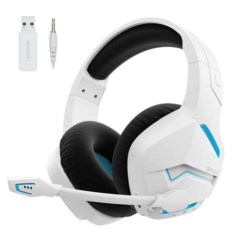 Binnune Dual Wireless Gaming Headset With Mic For Ps5 Ps4 Backbone One