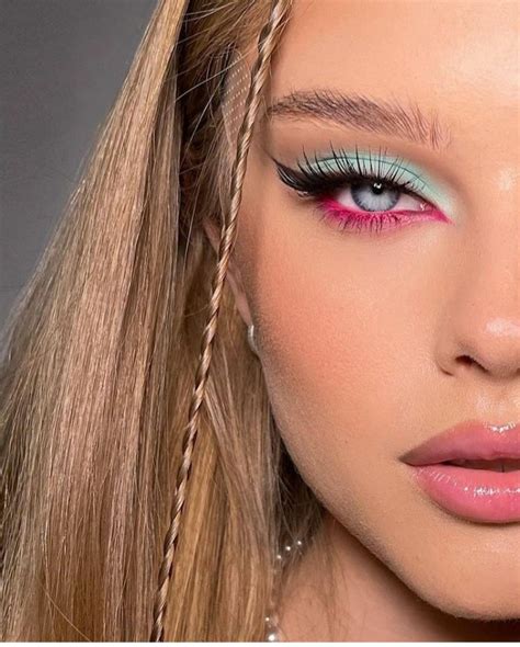 pretty eye makeup   summer  glossychic
