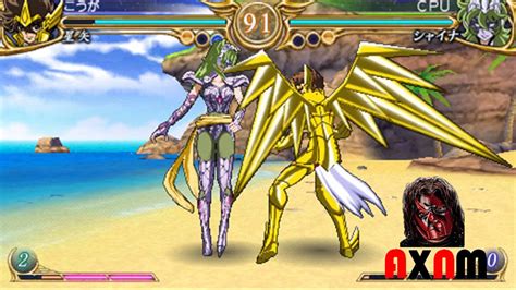 Saint Seiya Omega Ultimate Cosmos Gameplay Seiya Vs Shaina PSP HD