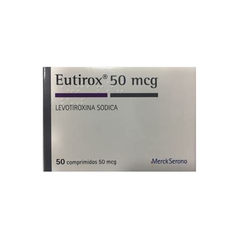 Eutirox 50 Mcg X 50 Comprimidos Easyfarma