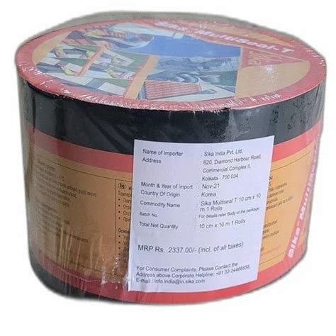 Color Black Backing Material Bitumen Sika Self Adhesive Elastomeric