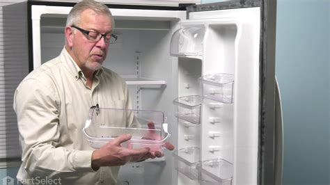 Frigidaire Refrigerator Repair How To Replace The Door Bin Youtube