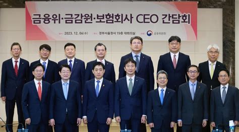 보험사 Ceo 만난 금융당국 수장상생금융 주문