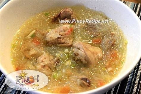 Chicken Sotanghon Soup Recipe