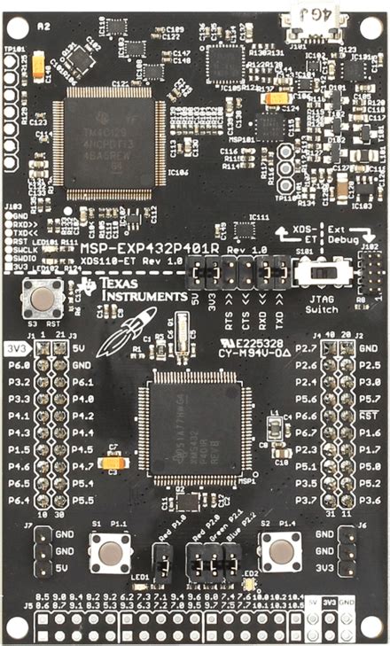 TI MSP EXP432P401R LaunchPad SEGGER