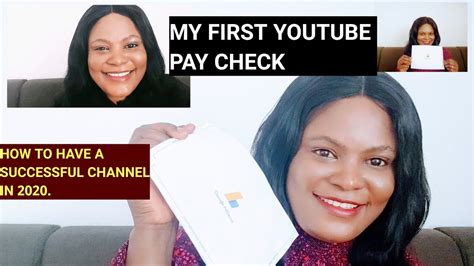 Myfirstyoutubepaycheck My First Youtube Pay Check How To Have A