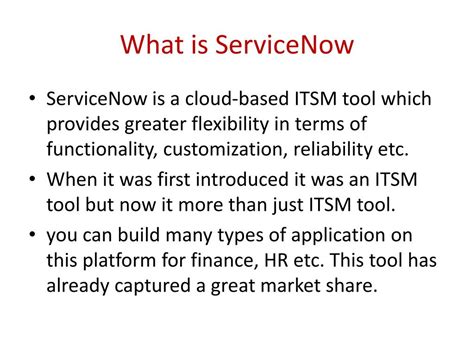 PPT - What is ServieNow Tool | about scope and career in ServiceNow
