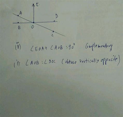 In The Joining Figure Name The Following Pairs Of Anglesadjacent