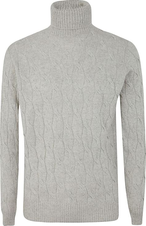 Filippo De Laurentiis Wool Cashmere Long Sleeves Turtle Neck Sweater