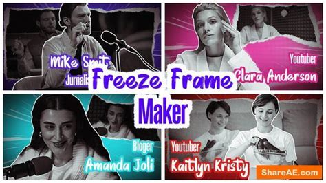 Videohive Paper Style Freeze Frame Free After Effects Templates