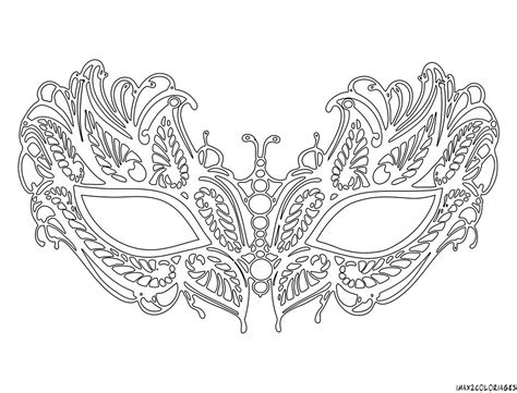 Pin By Tila King On Coloriage Coloring Mask Mask Template Printable