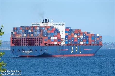 Vessel Details For Apl Vancouver Container Ship Imo 9597472 Mmsi