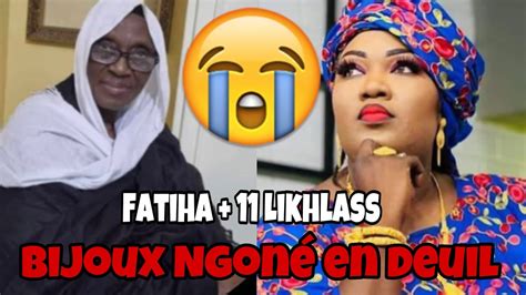 Bijoux Ngoné En Deuil Elle Vient De Perdre Sa Maman Fatiha 11