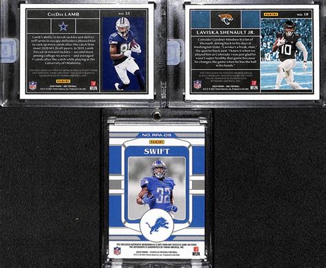 Lot Detail 2020 Football Rookie Patch Autograph Lot Panini One