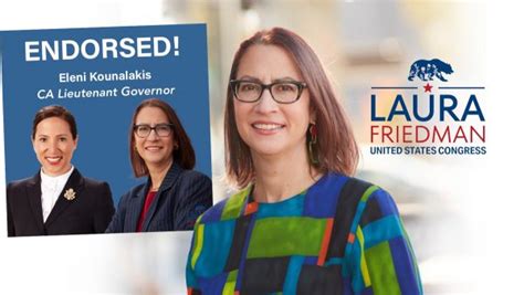 Laura Friedman Picks Up Lt Govs Endorsement In Race For Congress