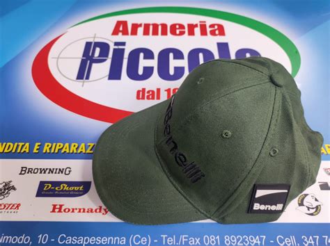 BENELLI CAPPELLO REGOLABILE COLORE VERDE Armeria Piccolo Dal 1976