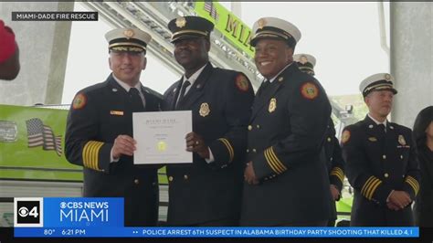 Miami Dade Fire Rescue Holds Promotion Youtube