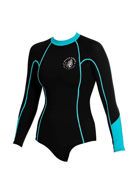 Spring Bikini Manga Larga Cierre Espalda Mujer Wetsuits Boz