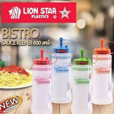 Jual Lion Star Botol Plastik Botol Kecap Saos Mayones 300ml 600ml