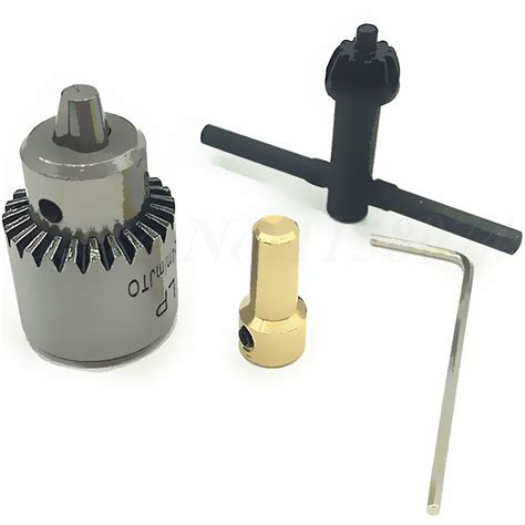 Micro Motor Drill Chucks Clamping 0.3 4mm Jt0 Taper Mounted Drill Chuck ...