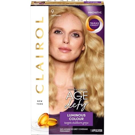 Clairol Age Defy Light Blonde Hair Dye Compare Prices Where To