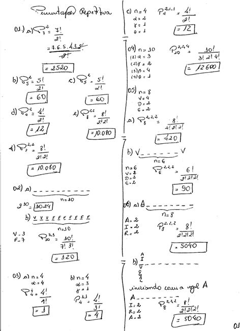 Exercicio Permutação - MATEMÁTICA - CENTRÃO - 3º ANOS: EXERCÍCIOS SOBRE PERMUTAÇÃO COM ...
