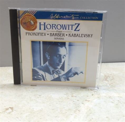 Horowitz Plays Prokofiev Barber Kabalevsky Sonatas Og Rca Gold