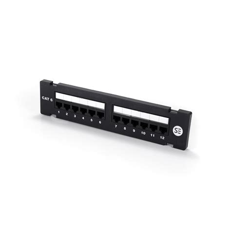 Serveredge 12 Port Cat6 Surface Mount Patch Panel Utp