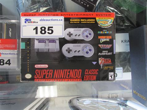 SUPER NINTENDO CLASSIC EDITION ENTERTAINMENT SYSTEM - Able Auctions