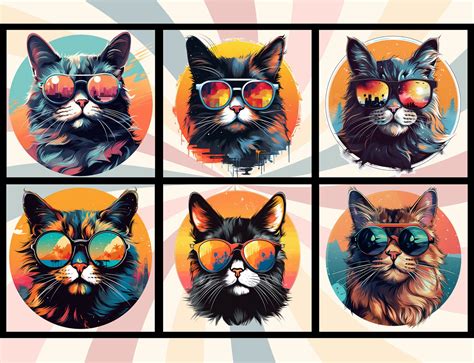 Cat Sunglasses PNG Cat Clipart Cats PNG Cute Cat Clipart - Etsy