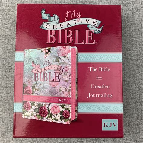 Kjv Holy Bible My Creative Bible Journaling Coloring W Silky Floral