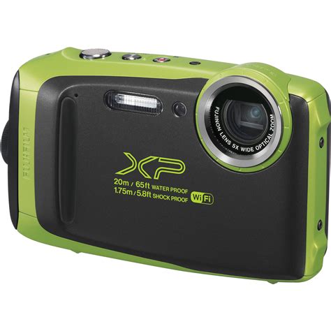 FUJIFILM FinePix XP130 Digital Camera Lime 600019825 B H Photo