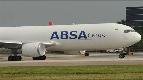 Absa Cargo Latam Cargo Boeing 767 300f Pr Abb Takeoff From Mia