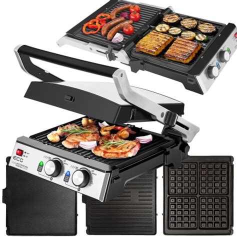 Grill Elektryczny Ecg Gofry Panini Bbq Opiekacz W W Solidny