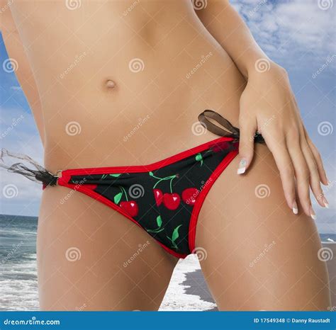 Bikini Babe Stock Photo Image Of Cherries Shapely Woman 17549348