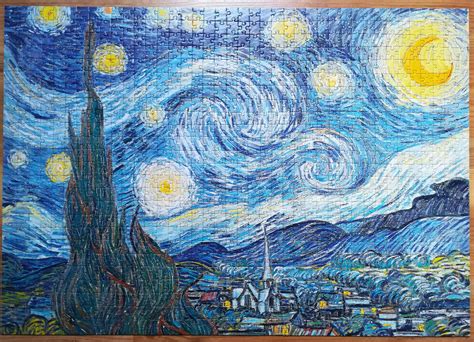 Van Gogh S Starry Night 1000 Pieces R Jigsawpuzzles