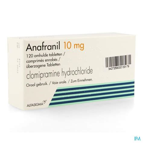 ANAFRANIL 10MG FILMOMH TABL 120 X 10MG Apotheek Thiels