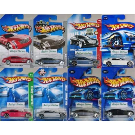 Merah Hotwheels Hot Wheels Cadarlac V V Sixteen Concept Hw City Cadilac Red Gray