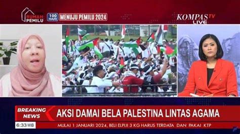 LINK Live Streaming Aksi Bela Palestina Di Monas 2 Juta Orang