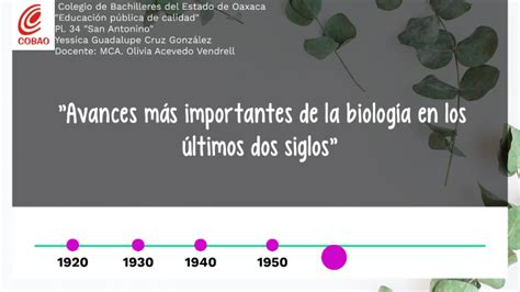 Avances Más Importantes De La Biología En Los últimos Dos Siglos By Yessica Cruz On Prezi