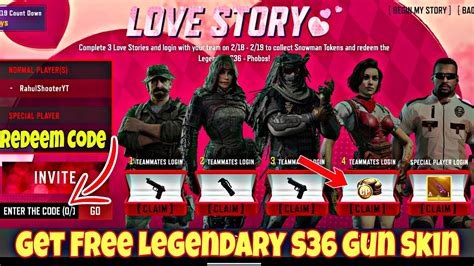 Codm New Love Story Event Get Free Legendary S Skin In Codm