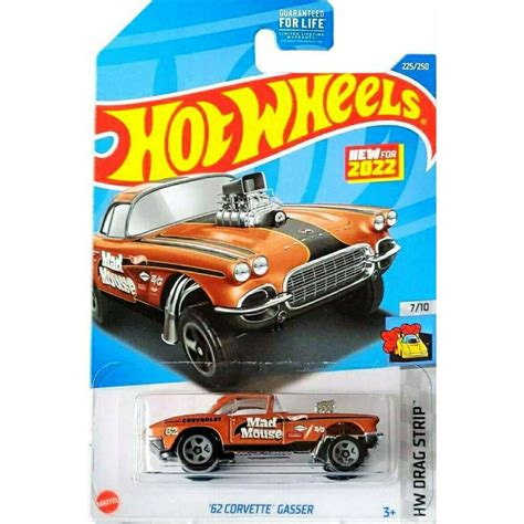 飛行屋 全新品 Hot Wheels 風火輪小汽車 合金車 雪佛蘭 CORVETTE GASSER加速賽車 蝦皮購物